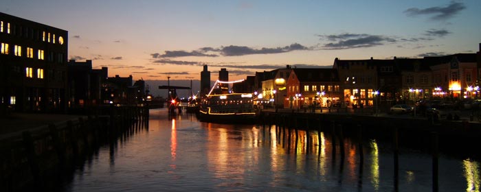 Husumer Hafen bei Nacht Husumer Hafen bei Nacht