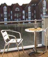 Ein Blick auf die Terrasse Ein Blick auf die Terrasse